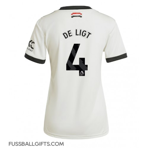 Manchester United Matthijs de Ligt #4 Fußballbekleidung 3rd trikot Damen 2024-25 Kurzarm